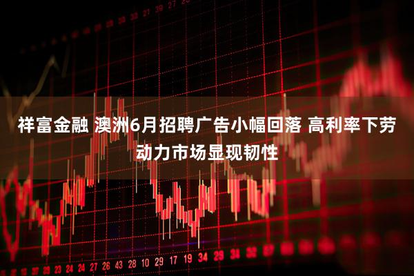 祥富金融 澳洲6月招聘广告小幅回落 高利率下劳动力市场显现韧性